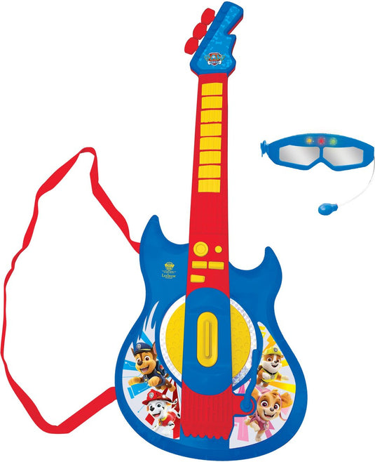Lexibook paw patrol electronic lighting gitaar met microfoon in glasses shape