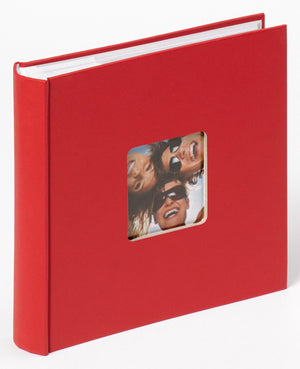 Walther me-116-r fun - memo insteekalbum - 200 foto's 13 x 18 cm - rood