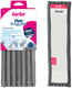 Sorbo floor scrub mop – microvezel dweil met scrubstrepen – multi-click lijn – voor hardnekkig vuil streeploos schone vloeren - zonder steel