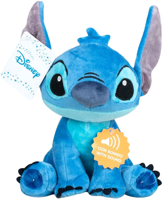 Disney - lilo en stitch - stitch met geluid - knuffel - play by play - 20 cm