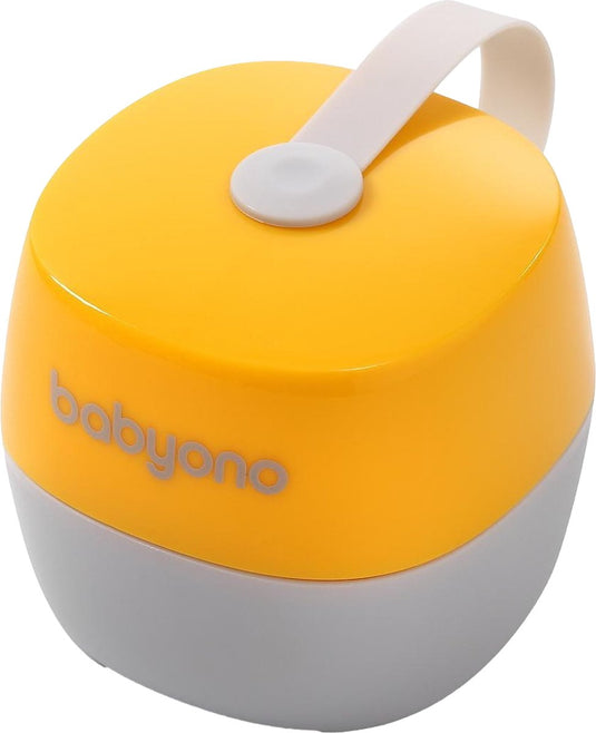 Babyono baby ono natural nursing geel speendoosje 535 03