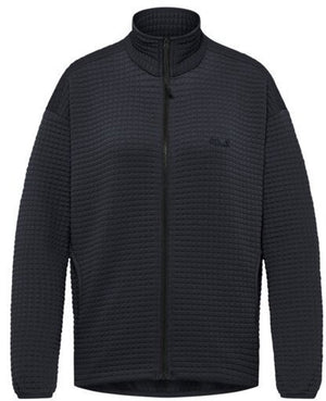 Jack wolfskin mogari fleecejack dames - dames lange rits fleece - dark navy dark navy
