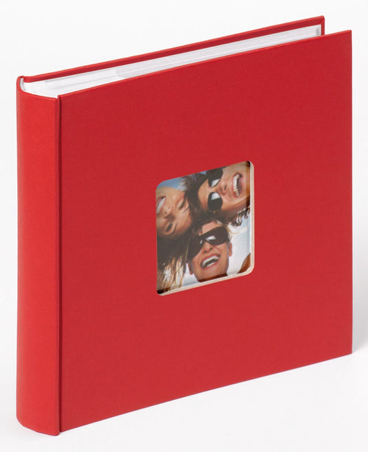 Walther me-116-r fun - memo insteekalbum - 200 foto's 13 x 18 cm - rood