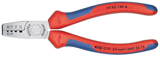 Imp knipex krtang voor adereindhulzen met meer-componentengrepen 145 mm - 9762145a