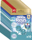Witte reus toiletblok turquoise actief ocean toiletblok 50g - wc blokjes - voordeelverpakking - 10 stuks