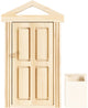 Creativ company https: www.cchobby.nl deur-met-kroonlijst-en-brievenbus-h-5-5-18-cm-b-3-5-10-5-cm-1-doos
