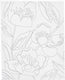 Creativ company schildercanvas met print klaproos 24x30 cm