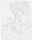 Creativ company schildercanvas met print onbijttafel - 24x30cm