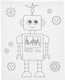 Creativ company http: www.cchobby.nl schildercanvas-met-print-robot-d-1-6-cm-afm-24x30-cm-360-gr-1-stuk