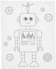 Creativ company schildercanvas met print robot - 24x30cm