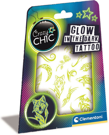 Clementoni crazy chic - urban tattoos glow in the dark