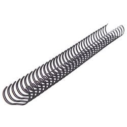 Draagbindruggen wirebind 34 gbc metaal 14mm zwart capaciteit 105vel