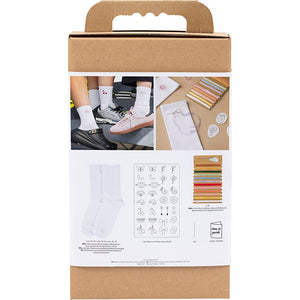 Creativ company https: www.cchobby.nl hobbyset-borduurwerk-sokken-wit-1-doos