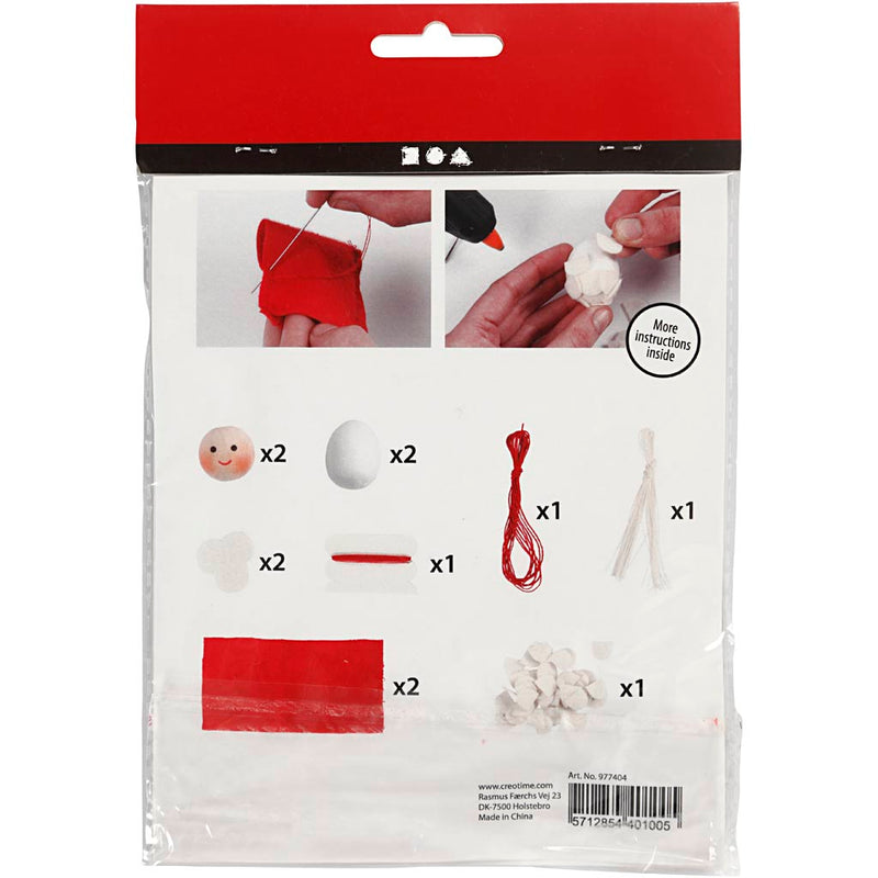 Laden Sie das Bild in Galerie -Viewer, Https: www.cchobby.nl creative-mini-kit-kerstelven-h-8-cm-1-doos

