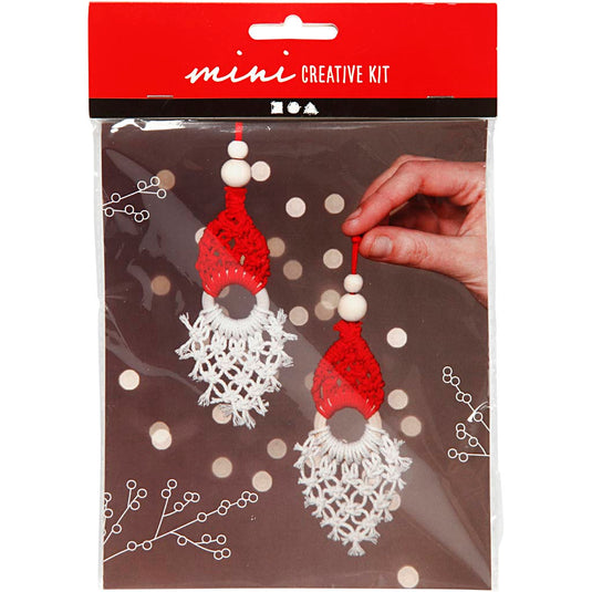 Creativ company mini creative kit hanger kerstkabouter