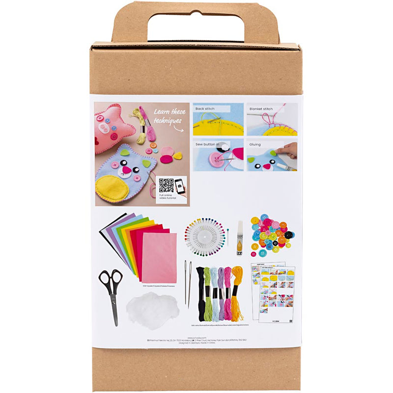 Load image into Gallery viewer, Creativ company https: www.cchobby.nl starter-hobbyset-naaien-teddyberen-1-doos

