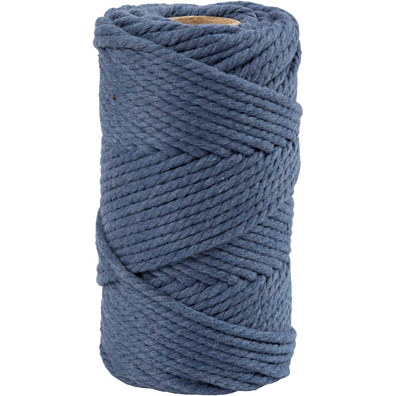 Load image into Gallery viewer, Creativ company macrame koord blauw, 55m
