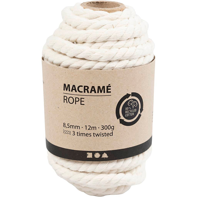 Load image into Gallery viewer, Https: www.cchobby.nl macrametouw-l-12-m-d-8-5-mm-off-white-300-gr-1-rol
