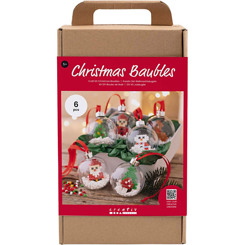 Afbeelding laden in galerijviewer, Creativ company https: www.cchobby.nl hobbyset-kerstballen-kralen-1-doos
