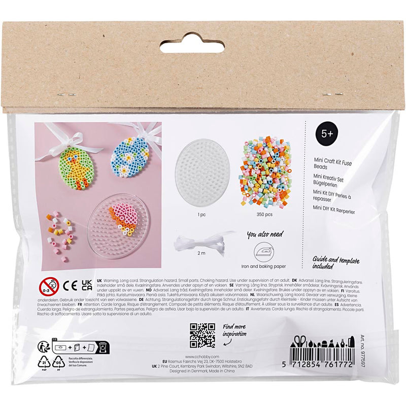 Load image into Gallery viewer, Creativ company mini hobbyset strijkkralen hangende eierdecoraties
