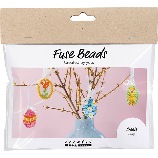 Creativ company mini hobbyset strijkkralen hangende eierdecoraties