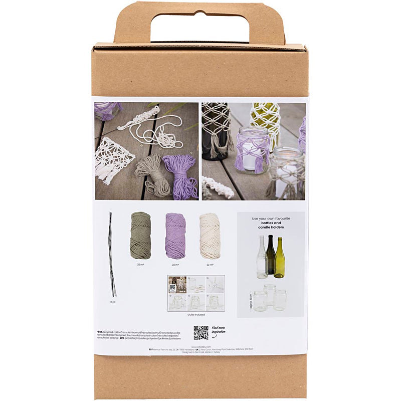 Load image into Gallery viewer, Creativ company https: www.cchobby.nl hobbyset-macrame-glasdecoratie-1-doos
