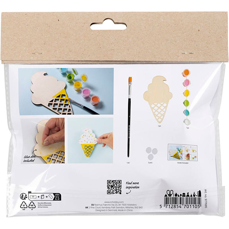 Afbeelding laden in galerijviewer, Https: www.cchobby.nl mini-hobbyset-schilderen-ijshoorntje-diverse-kleuren-1-doos
