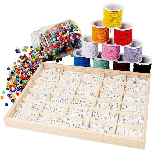Creativ company https: www.cchobby.nl groepsset-letterkralen-voor-je-armband-1-set-97768