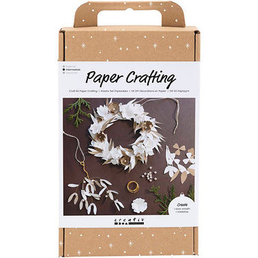 Http: www.cchobby.nl hobbyset-papier-kunst-krans-wit-licht-naturel-1-doos