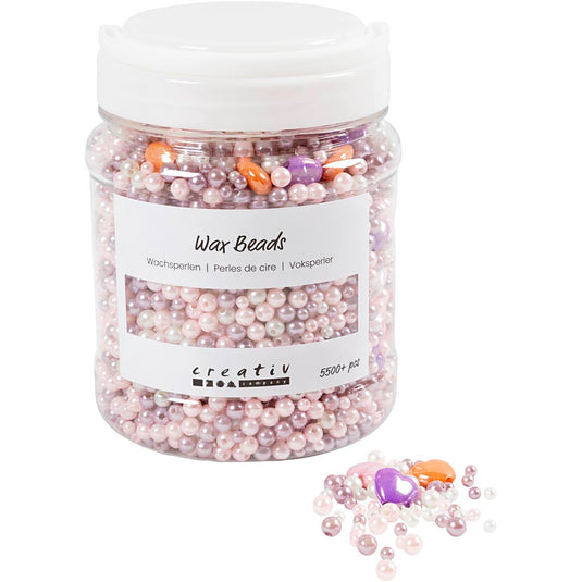 Https: www.cchobby.nl waskralen-gatgrootte-1-3-2-5-mm-ca-5500-stuk-pastel-orange-lichtroze-lichtpaars-parelmoer-425-gr-700-ml-1-doosje