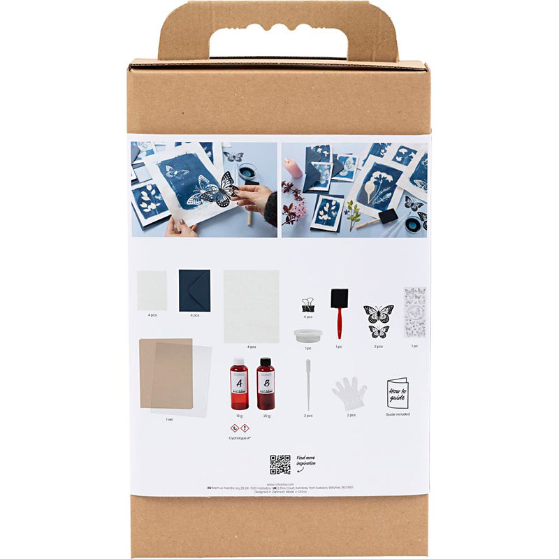 Load image into Gallery viewer, Creativ company https: www.cchobby.nl hobbyset-cyanotypie-blauw-1-doos
