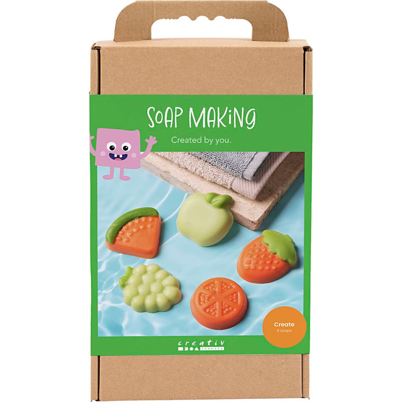 Load image into Gallery viewer, Creativ company https: www.cchobby.nl hobbyset-zeep-maken-fruit-groen-oranje-1-doos
