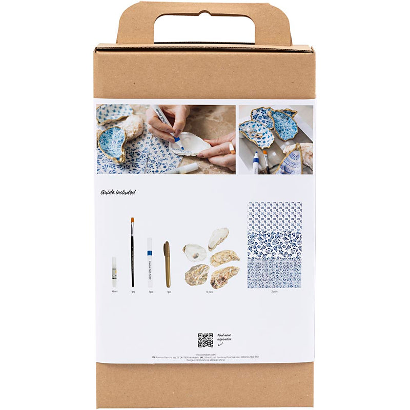 Load image into Gallery viewer, Creativ company https: www.cchobby.nl hobbyset-decoupage-oesterschelpen-blauw-1-doos
