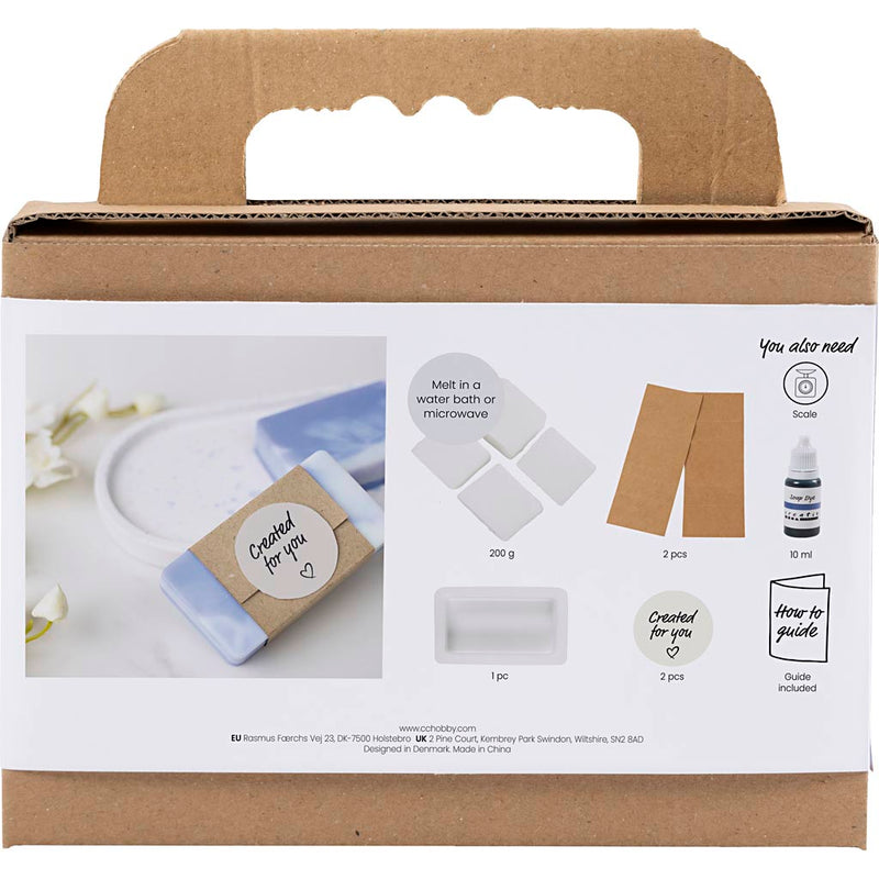 Load image into Gallery viewer, Creativ company https: www.cchobby.nl mini-hobbyset-zeep-maken-vierkant-lichtpaars-1-doos
