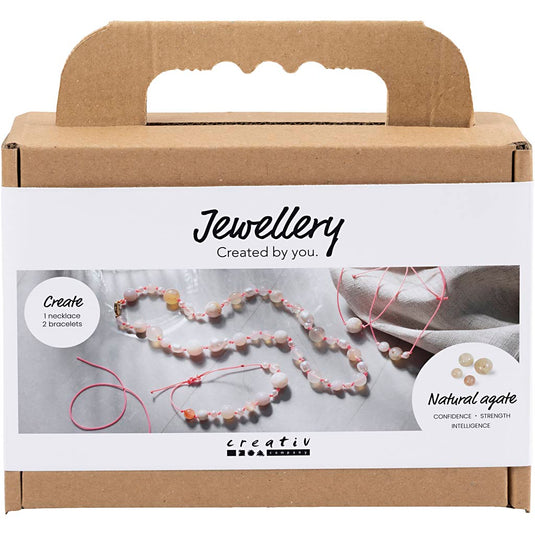 Creativ company mini hobbyset sieraden halskettingen en armband roze