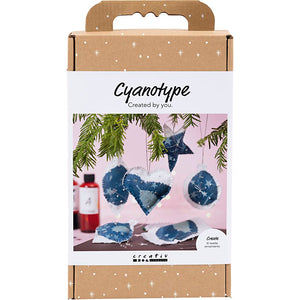 Creativ company https: www.cchobby.nl hobbyset-cyanotypie-kerstdecoraties-blauw-zilver-1-doos