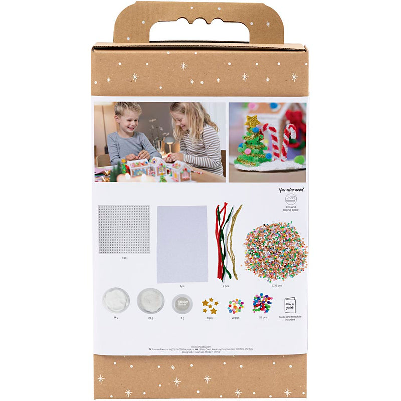 Load image into Gallery viewer, Creativ company https: www.cchobby.nl hobbyset-strijkkralen-kersthuisje-diverse-kleuren-1-doos
