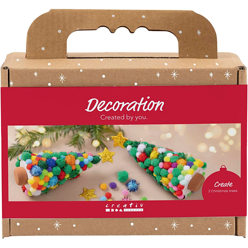 Load image into Gallery viewer, Creativ company https: www.cchobby.nl mini-hobbyset-decoratie-kerstboom-diverse-kleuren-1-doos
