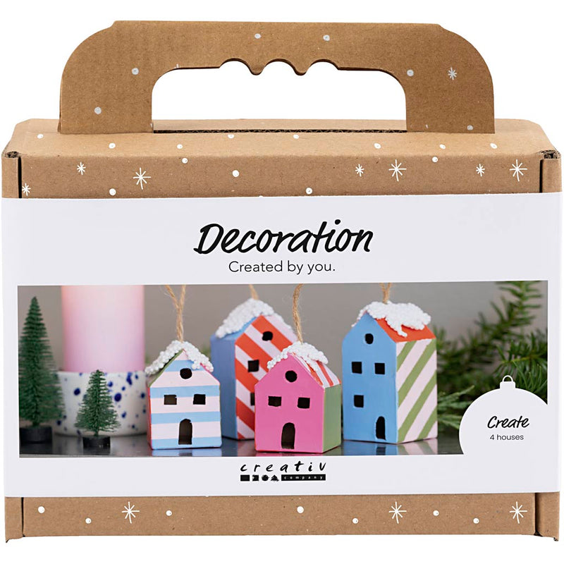 Load image into Gallery viewer, Creativ company mini hobbyset decoratie huizen kleurrijk
