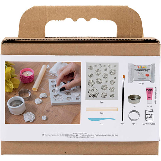 Creativ company https: www.cchobby.nl mini-hobbyset-boetseren-theelichthouders-roze-1-doos