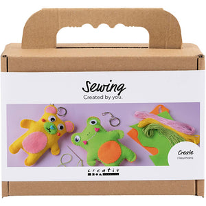 Creativ company https: www.cchobby.nl mini-hobbyset-naaien-kikker-en-teddybeer-diverse-kleuren-1-doos