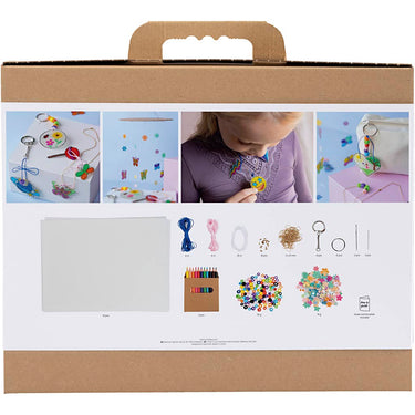 Creativ company http: www.cchobby.nl groepsset-krimpfolie-mobiel-halsketting-armband-sleutelhanger-diverse-kleuren-1-doos