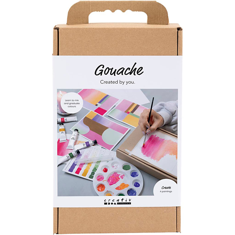 Load image into Gallery viewer, Creativ company hobbyset gouache schilderijen
