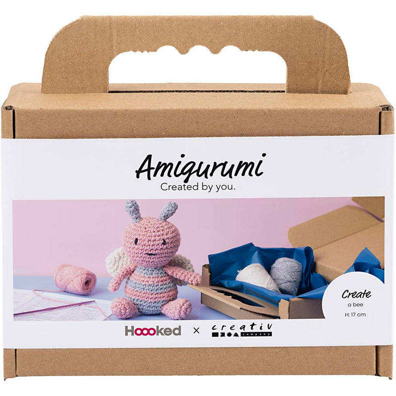 Load image into Gallery viewer, Creativ company https: www.cchobby.nl hobbyset-amigurumi-honingbij-pastelkleuren-1-doos
