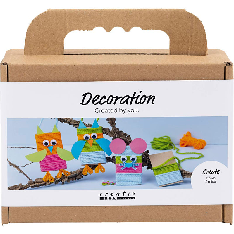 Load image into Gallery viewer, Creativ company https: www.cchobby.nl mini-hobbyset-decoratie-muizen-en-uilen-diverse-kleuren-1-doos
