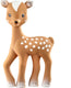 Sophie de giraf fanfan het hertje - bijtspeeltje - bijtspeelgoed - baby speelgoed - kraamcadeau - babyshower cadeau - 100% natuurlijk rubber - vanaf 0 maanden - 15.5x9x5 cm - bruin