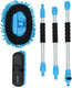Protecton auto wasborstel set - 5-delig - wasborstel chenille mop - steel uit 3 delen - maximale lengte 130cm - gardena aansluiting