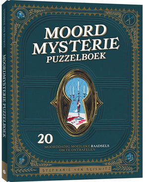 Merkloos sans marque puzzelboek - moordmysterie - 20 raadsels - avontuur humor elegantie