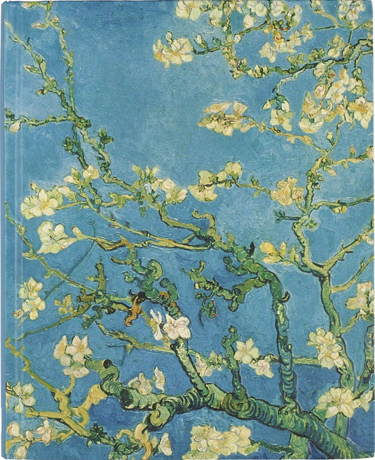 Peter pauper notitieboek - almond blossom - large 18,5x22,8cm - gelinieerd