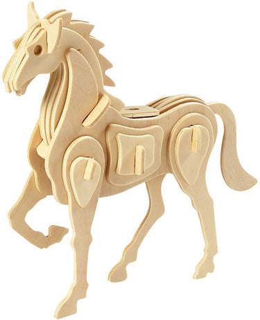 Creativ company https: www.cchobby.nl 3d-puzzel-paard-18x4-5x16-cm-1-stuk